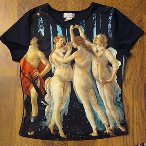 S Botticelli Three Graces in Primavera Shirt